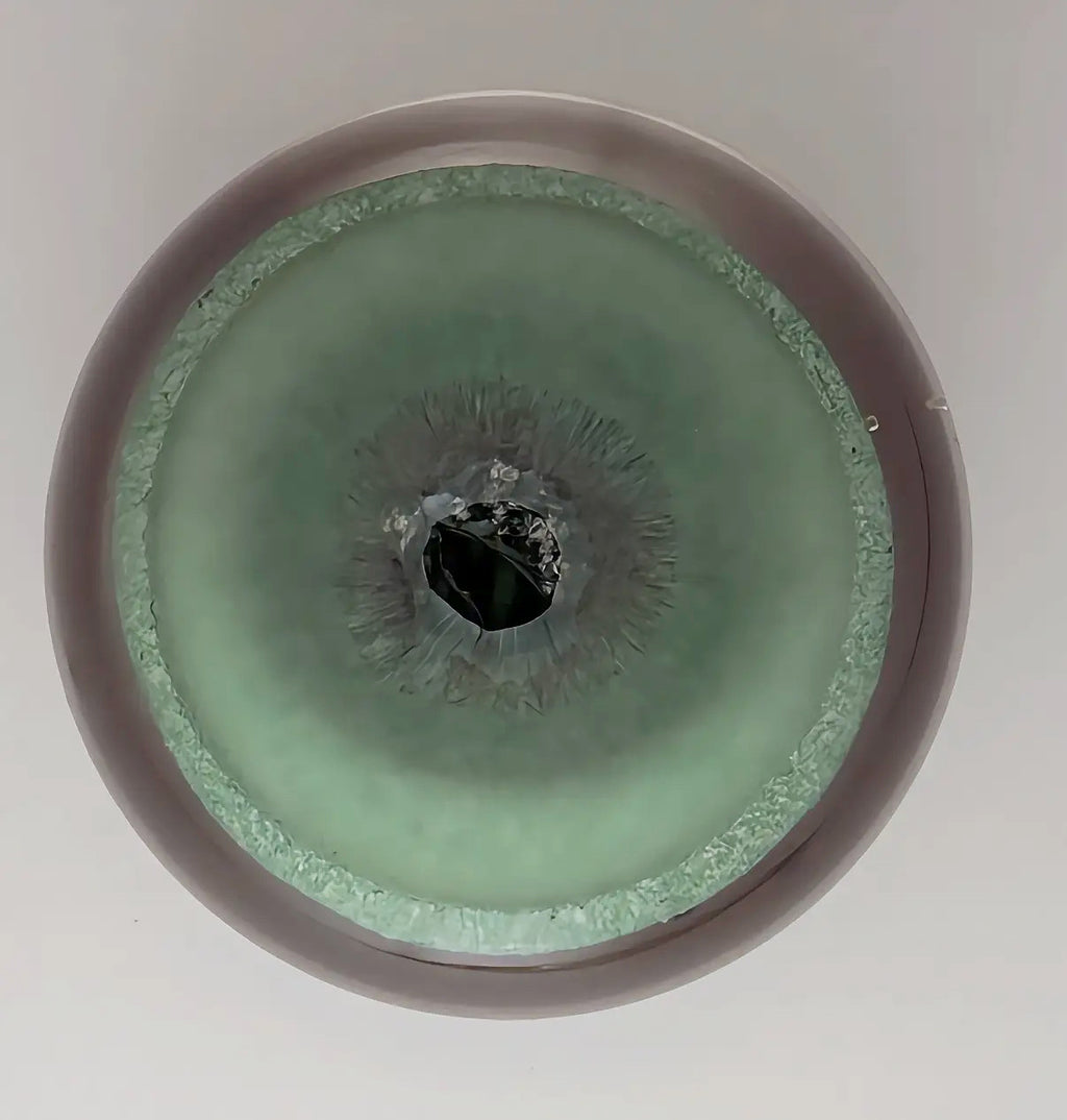 Paul Ysart Concentric on Pale Green Ground