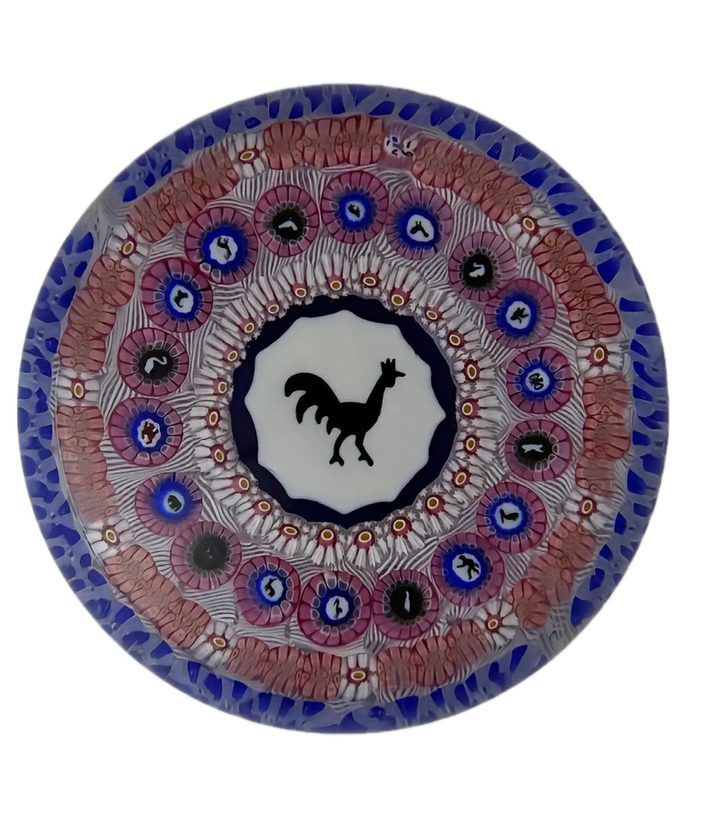 1971 Baccarat Gridel Rooster