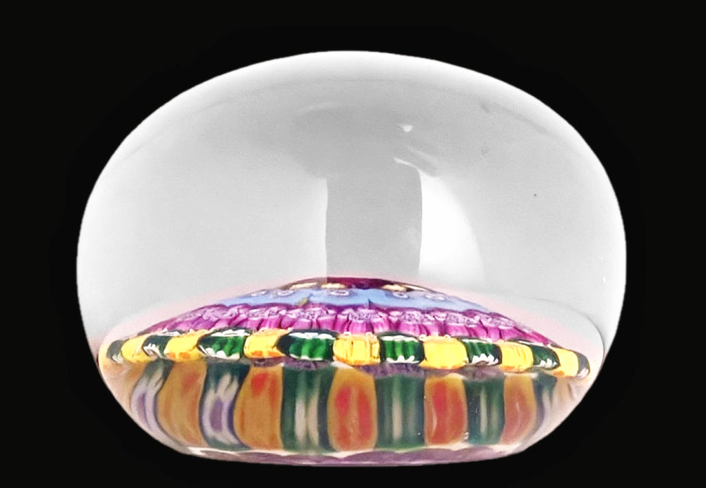 Paul Ysart Concentric Millefiori Paperweight
