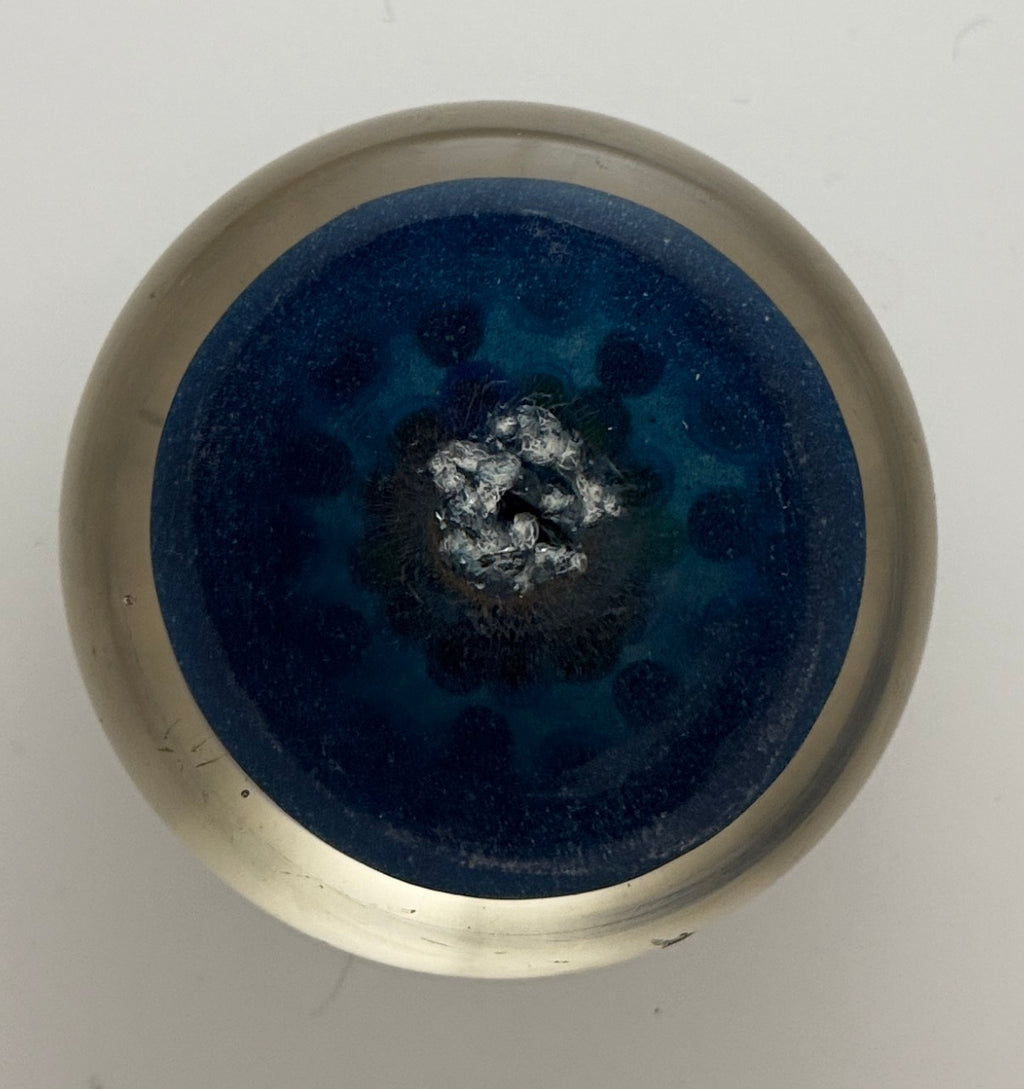 Paul Ysart Millefiori Paperweight with Central Close Pack and Cane Border