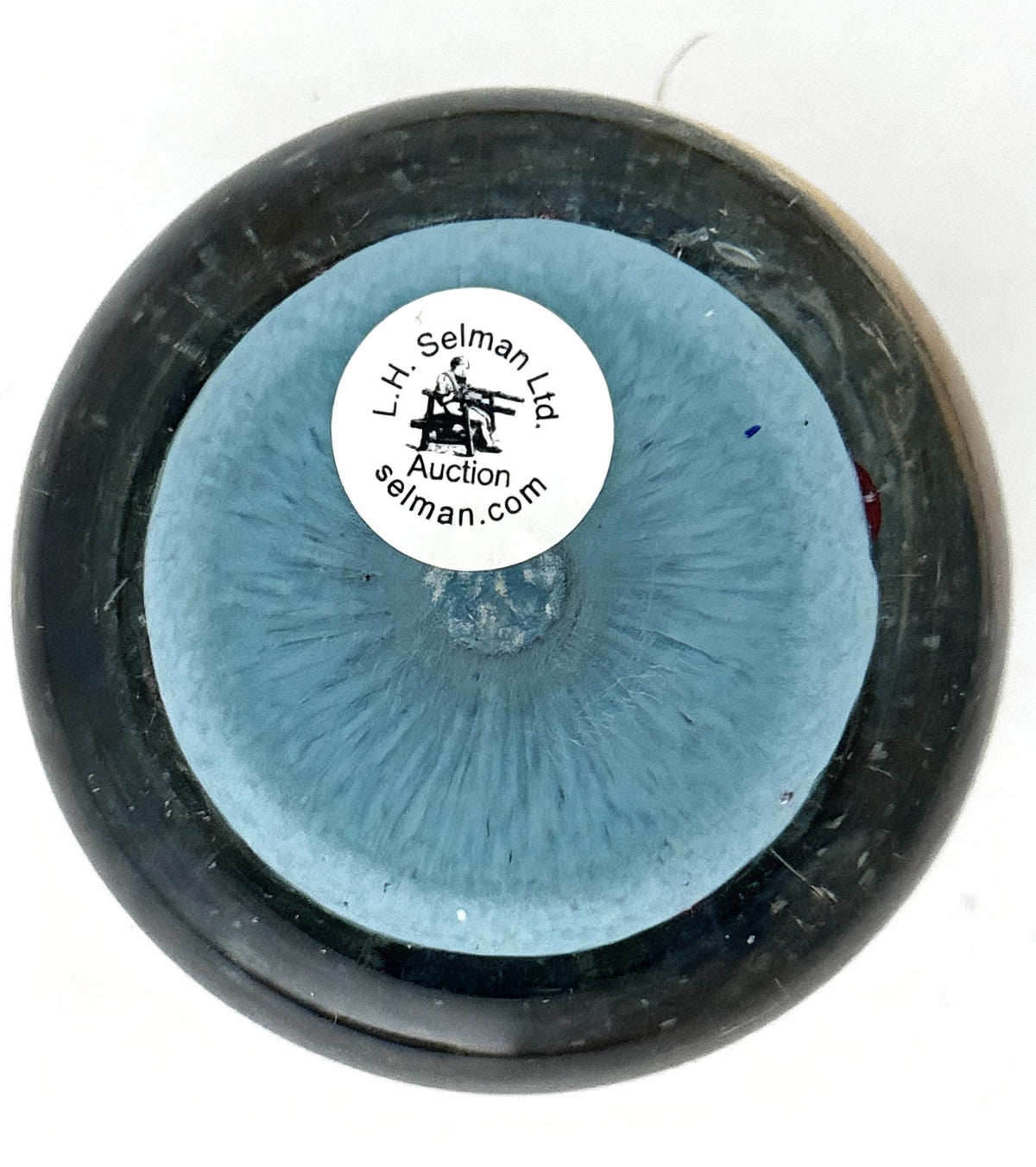 Paul Ysart Complex Cane Circlettes on Turquoise Ground