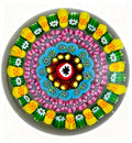 Paul Ysart Concentric Millefiori Paperweight