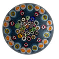 Paul Ysart Millefiori Paperweight with Central Close Pack and Cane Border