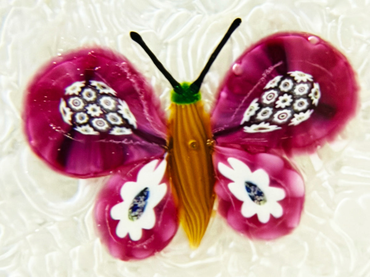 Paul Ysart (PY) Pink Butterfly Muslin Ground