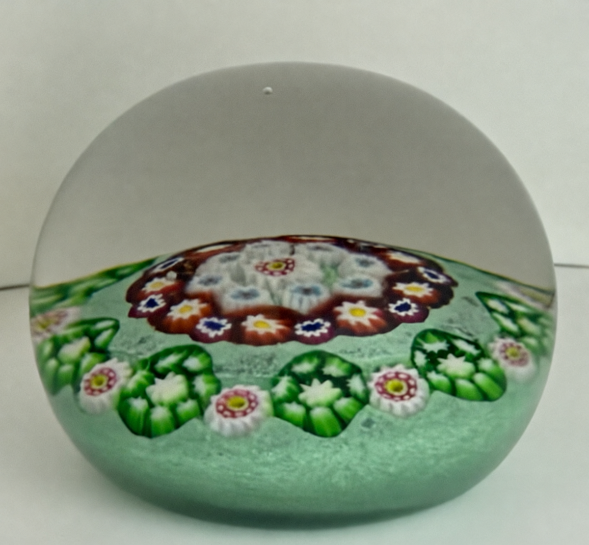 Paul Ysart Concentric on Pale Green Ground