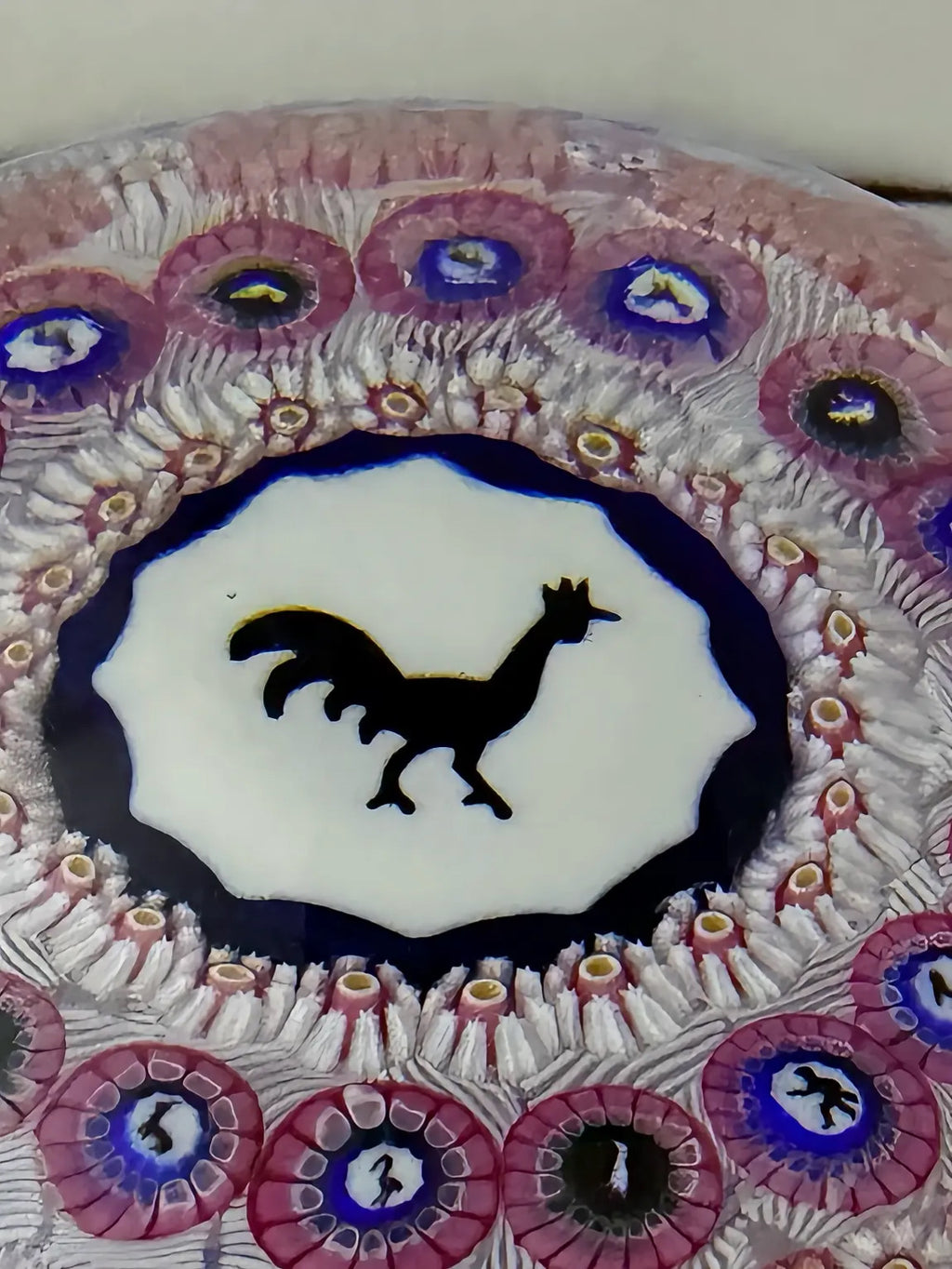 1971 Baccarat Gridel Rooster