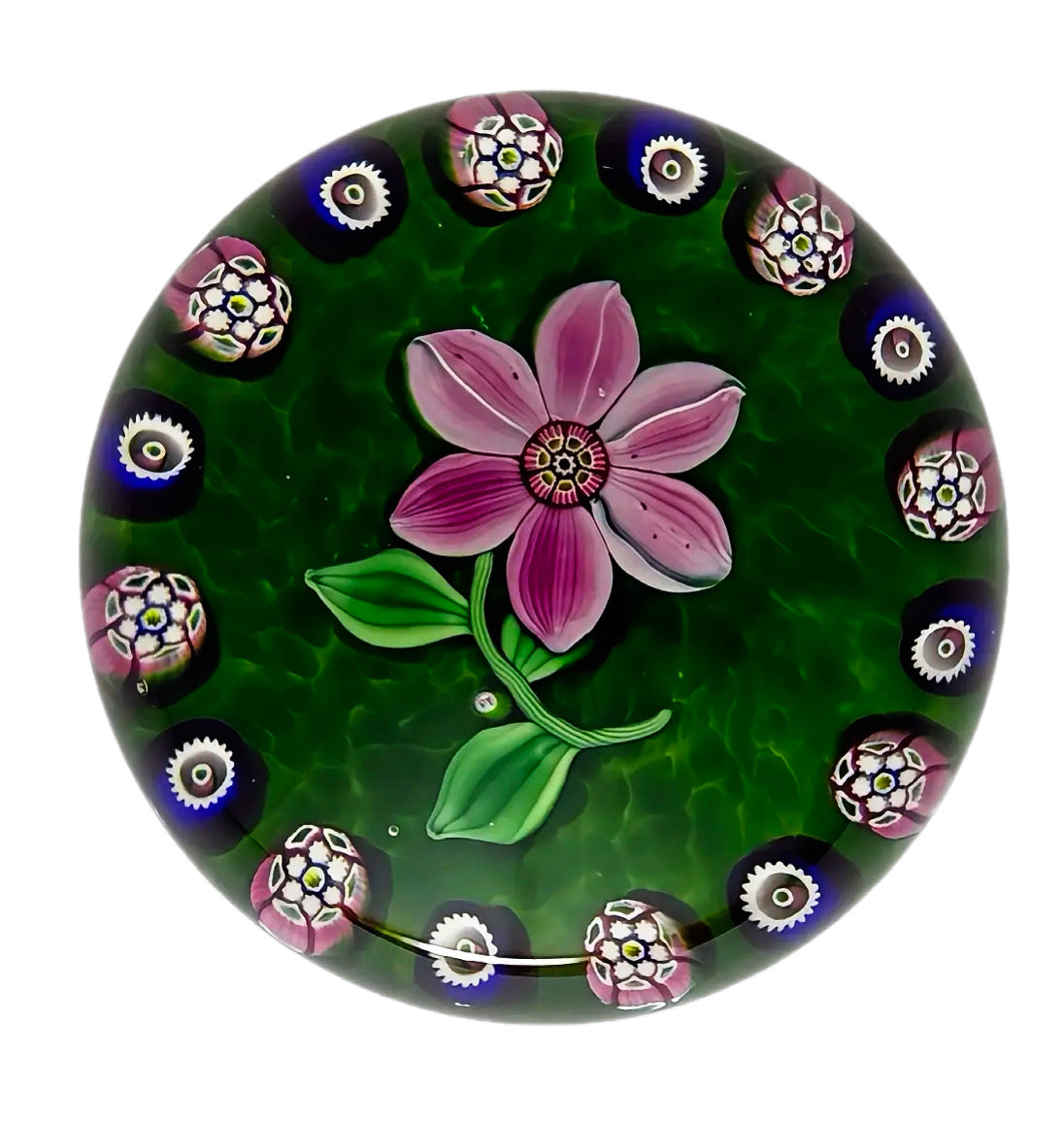 Paul Ysart Pink Clematis & Cane garland