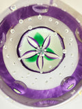 Peter Holmes Upright Purple Flower Faceted Cut