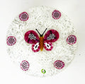 Paul Ysart (PY) Pink Butterfly Muslin Ground