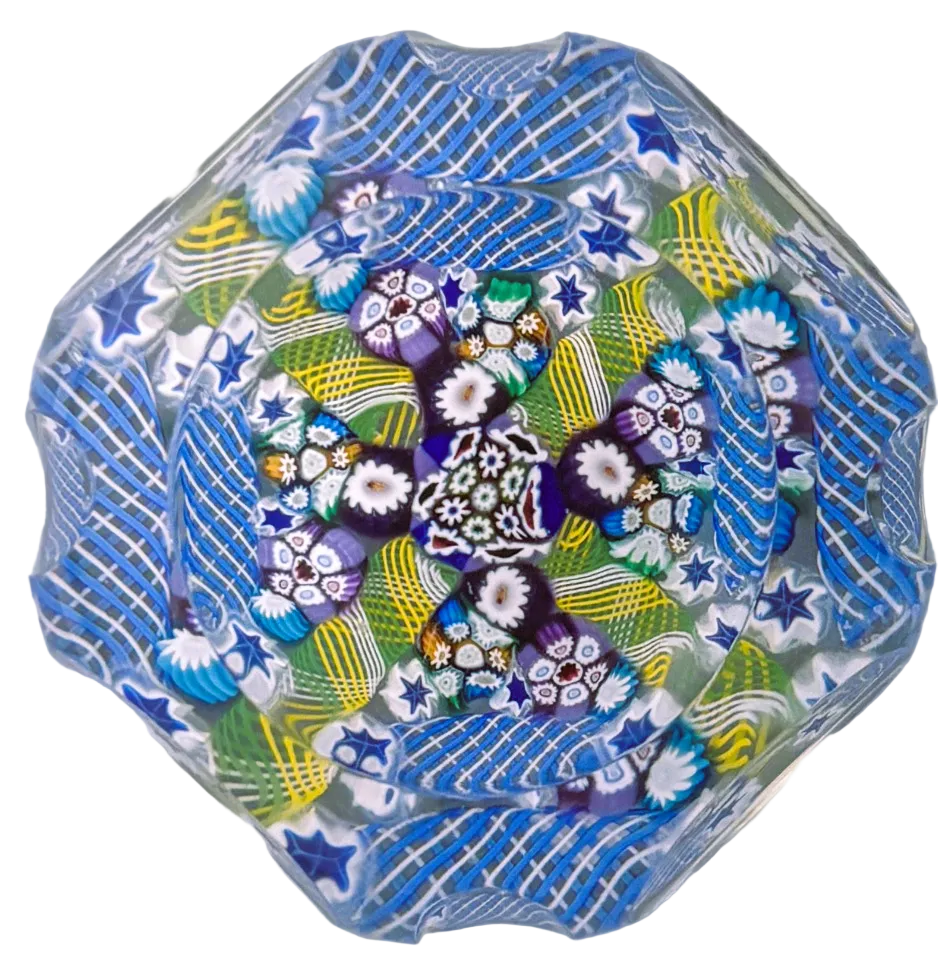 2025 Segmented Abstract Millefiori by Andrew Holmes