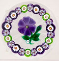 2024 Holmes Glass Purple Flower and Cane Garland