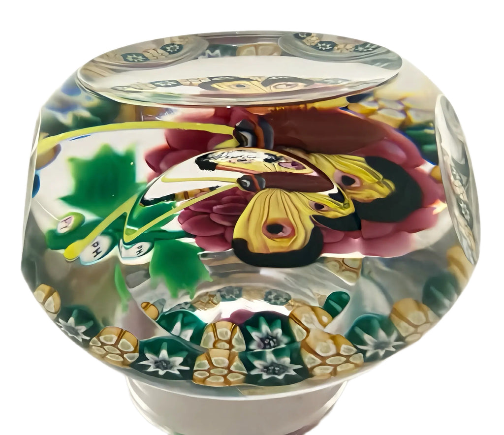 Peter Holmes & Paul Ysart Signature Cane Large Butterfly