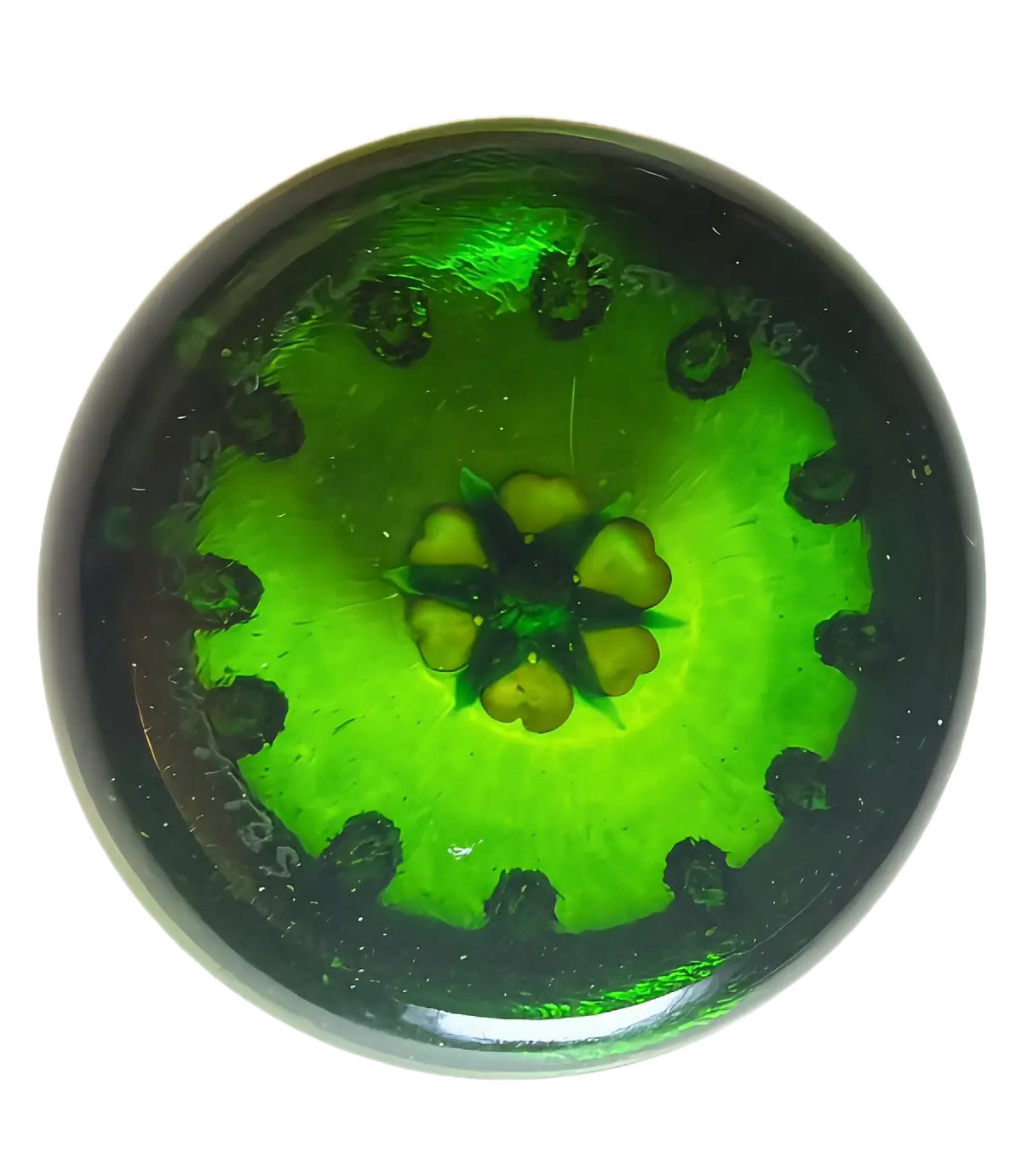 Peter Holmes Yellow Flowerhead/Green Ground